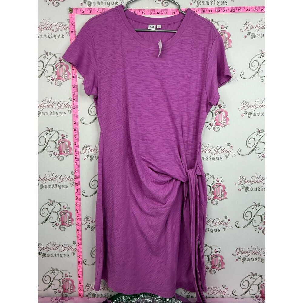 GAP dress brand new with tags Purple Tie-Detail Midi Dress